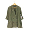 ザラ ZARA LINEN BLEND DOUBLE BREASTED BLAZER レディース import:M