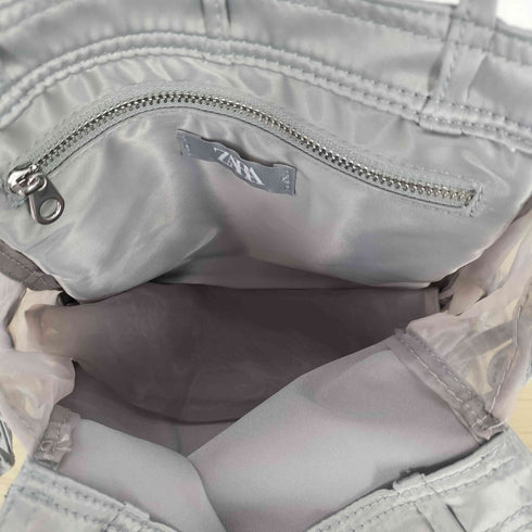 ザラ ZARA リボンサテントートバック ミニトート レディース