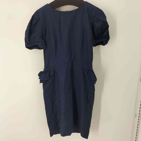 オスカーデラレンタ oscar de la renta リネンS/Sワンピース レディース 9