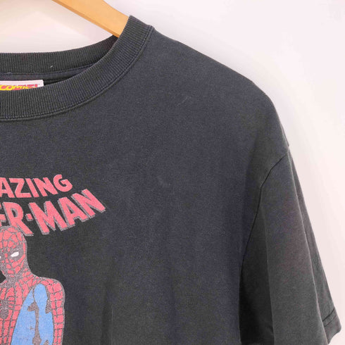 マーベル MARVEL アメコミキャラクター プリント クルーネック Tシャツ メンズ JPN:L