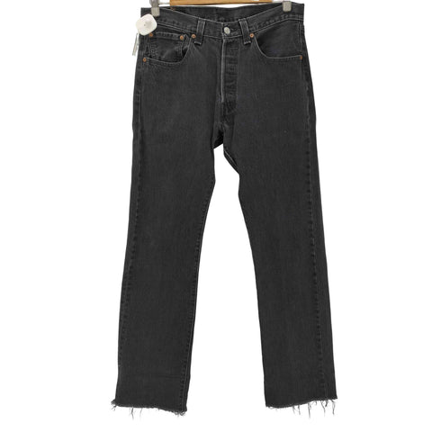 リーバイス Levis メキシコ製 501 ストレートデニムパンツ ブラックデニム メンズ 32/34