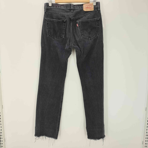 リーバイス Levis メキシコ製 501 ストレートデニムパンツ ブラックデニム メンズ 32/34