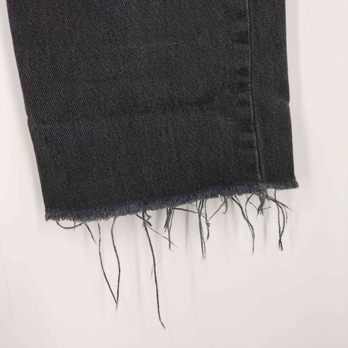 リーバイス Levis メキシコ製 501 ストレートデニムパンツ ブラックデニム メンズ 32/34