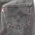 リーバイス Levis メキシコ製 501 ストレートデニムパンツ ブラックデニム メンズ 32/34