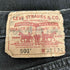 リーバイス Levis メキシコ製 501 ストレートデニムパンツ ブラックデニム メンズ 32/34