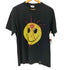 ヘインズ Hanes 90s-00s スマイリーガンショット ぶち抜き プリントクルーネックTシャツ 裾袖ダブル スマイル メンズ JPN:M