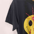 ヘインズ Hanes 90s-00s スマイリーガンショット ぶち抜き プリントクルーネックTシャツ 裾袖ダブル スマイル メンズ JPN:M