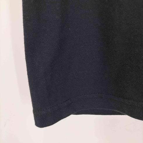 ヘインズ Hanes 90s-00s スマイリーガンショット ぶち抜き プリントクルーネックTシャツ 裾袖ダブル スマイル メンズ JPN:M