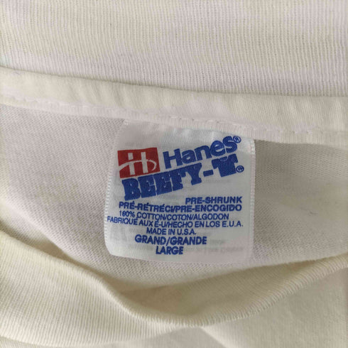 ヘインズ Hanes 90s シングルステッチ RIESENTOTER 両面プリントクルーネックTシャツ メンズ JPN:L