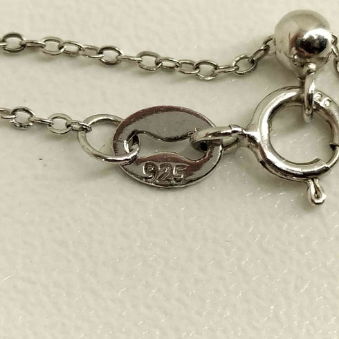silver925刻印 ハートデザインネックレス レディース