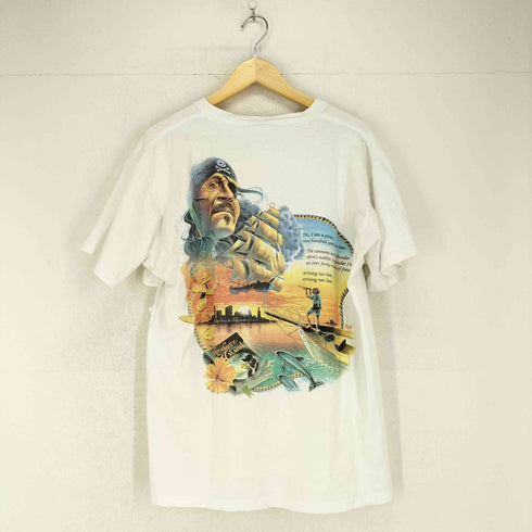90s シングルステッチ 両面プリントクルーネックTシャツ メンズ JPN:XL