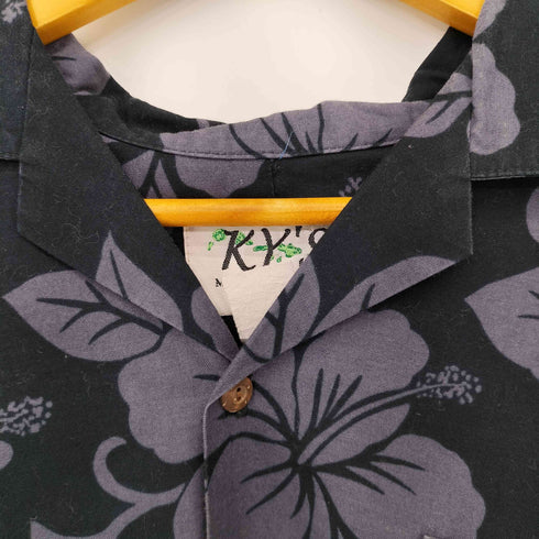 MADE IN HAWAII ビールプリントアロハシャツ メンズ import:L