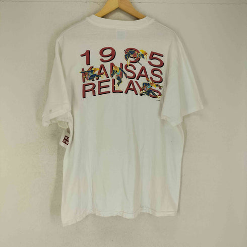 ヘインズ Hanes 90s シングルステッチ 両面プリントクルーネックTシャツ メンズ JPN:XL