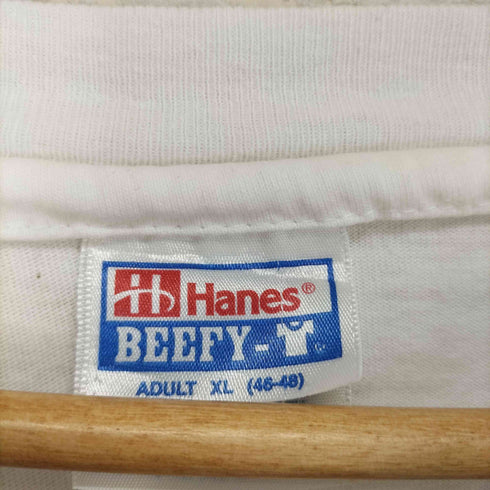 ヘインズ Hanes 90s シングルステッチ 両面プリントクルーネックTシャツ メンズ JPN:XL
