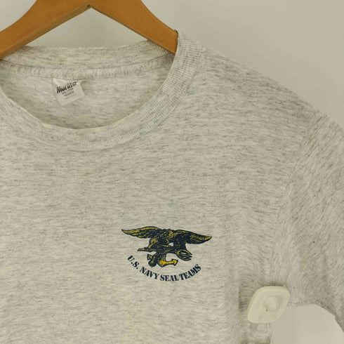 90S USA製 Murina ボディ U.S NAVY SEAL TEAMS プリント S/S Tシャツ メンズ import:S
