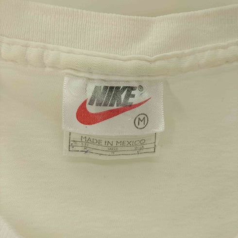 ナイキ NIKE 90S 銀タグ WHY DOI RUN プリント S/S Tシャツ メンズ import:M