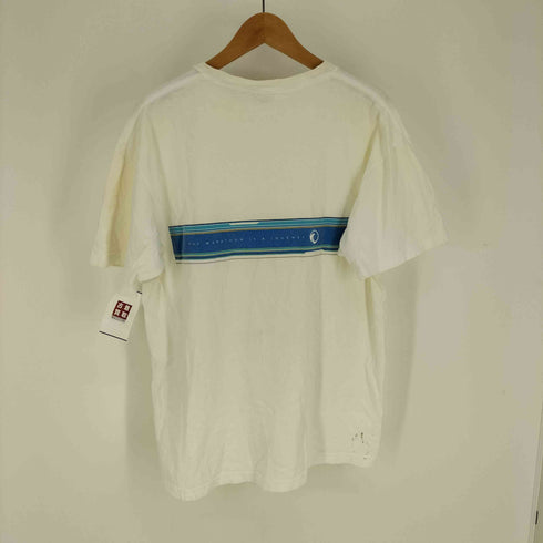 ナイキ NIKE 90S 銀タグ THE MARATHON ISA JOURNEY スウッシュ プリント S/S Tシャツ メンズ import:M