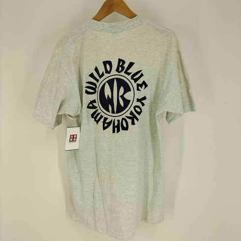 90S USA製 FRUIT OF THE LOOM ボディ WILD BLUE YOKOHAMA プリント S/S Tシャツ シングルステッチ メンズ import:L