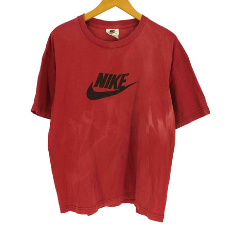 ナイキ NIKE 90S USA製 銀タグ ロゴ プリント S/S Tシャツ メンズ import:M