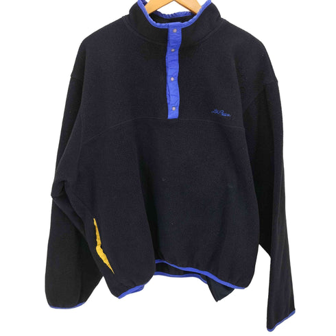 エルエルビーン L.L.Bean 70s~80s USA製ハーフスナップ フリースジャケット メンズ L