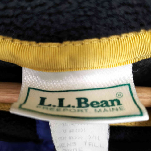 エルエルビーン L.L.Bean 70s~80s USA製ハーフスナップ フリースジャケット メンズ L