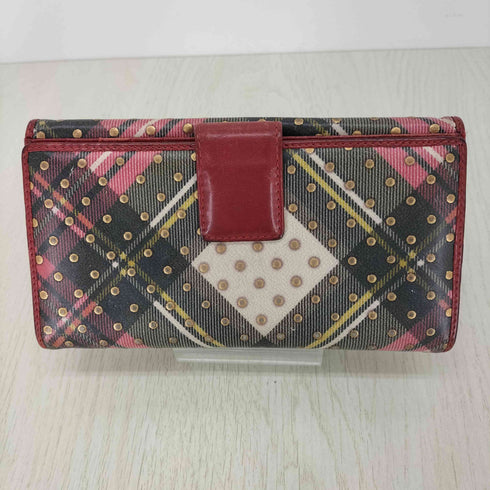 ヴィヴィアンウエストウッドロンドン Vivienne Westwood LONDON ドットチェック オーブロングウォレット レディース