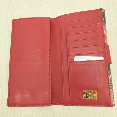 ヴィヴィアンウエストウッドロンドン Vivienne Westwood LONDON ドットチェック オーブロングウォレット レディース