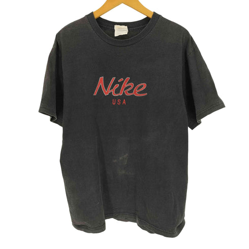ナイキ NIKE 90S USA製 ロゴ プリント S/S Tシャツ メンズ import:M