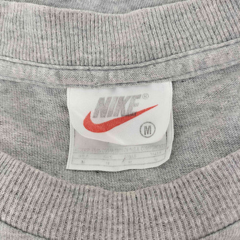 ナイキ NIKE 90S 銀タグ スウッシュ センターロゴ マラソン プリント S/S Tシャツ メンズ import:M