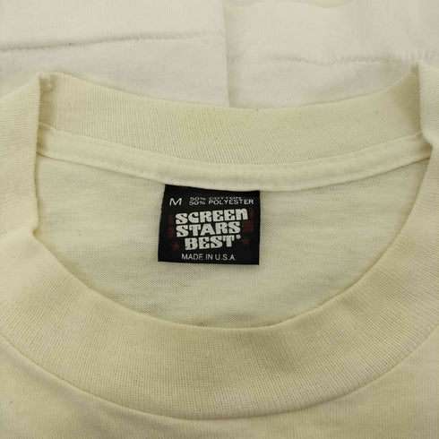 90S USA製 SCREEN STARS BEST ボディ RHODESIAN ARMY プリント S/S Tシャツ シングルステッチ メンズ import:M