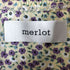 メルロー merlot 襟フリル小花柄ワンピース レディース FREE