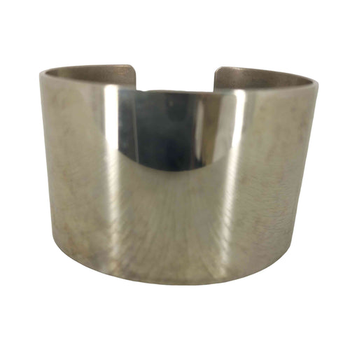 アンプジャパン amp japan BSN German Silver Plain Bangle Wide メンズ