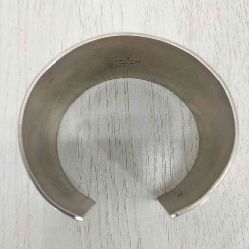 アンプジャパン amp japan BSN German Silver Plain Bangle Wide メンズ