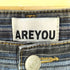AREYOU ストライプ ストレート デニムパンツ メンズ JPN:M
