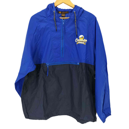 ハリトン HARRITON ツートンナイロンアノラックパーカ メンズ import:XL