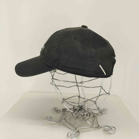 サタデーズニューヨークシティ Saturdays NYC Washed cap Black ロゴ 刺繍 6パネル キャップ メンズ FREE