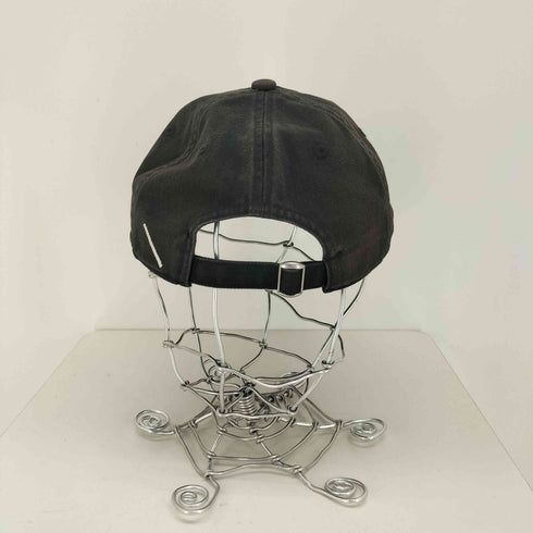 サタデーズニューヨークシティ Saturdays NYC Washed cap Black ロゴ 刺繍 6パネル キャップ メンズ FREE