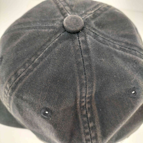 サタデーズニューヨークシティ Saturdays NYC Washed cap Black ロゴ 刺繍 6パネル キャップ メンズ FREE