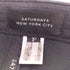 サタデーズニューヨークシティ Saturdays NYC Washed cap Black ロゴ 刺繍 6パネル キャップ メンズ FREE