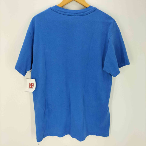 ヘインズ Hanes 80s 裾袖シングル 企業ロゴ ポケット付きクルーネックTシャツ メンズ JPN:L