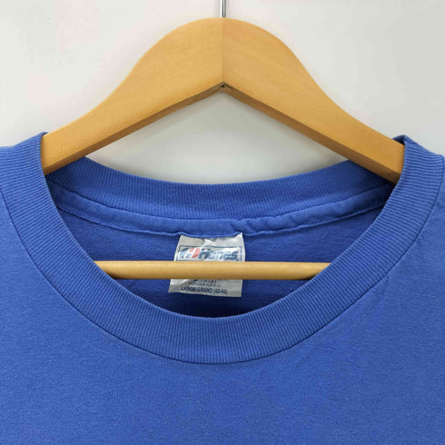 ヘインズ Hanes 80s 裾袖シングル 企業ロゴ ポケット付きクルーネックTシャツ メンズ JPN:L