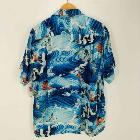 ぺニーズタウンクラフト PENNEYS TOWNCRAFT 60S 日本製 総柄 開襟 オープンカラーシャツ アロハシャツ メンズ JPN:L