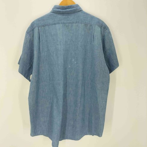 リー Lee 60S USA製 半袖ダンガリーシャツ メンズ 16 1/2