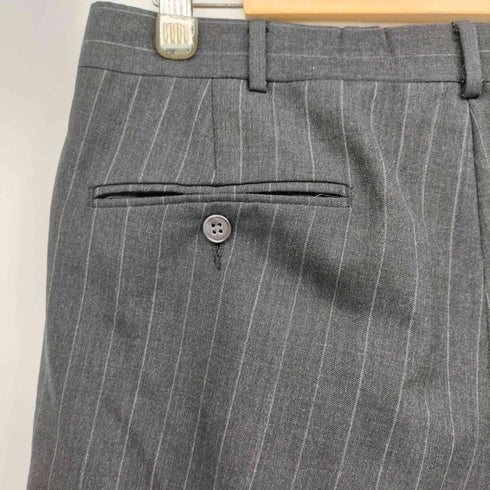 ランズエンド LANDS END 90S USA製 ウール 2タック ストライプ スラックス パンツ メンズ 34R