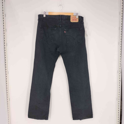 リーバイス Levis 501 ボタン裏092刻印 ユーロリーバイス 後染め ブラック デニムパンツ メンズ W36 L32