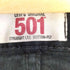 リーバイス Levis 501 ボタン裏092刻印 ユーロリーバイス 後染め ブラック デニムパンツ メンズ W36 L32