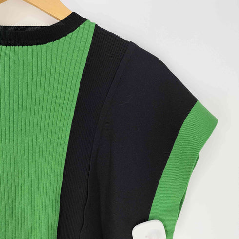 PLUS ASYMMETRY HEM KNIT TOPS レディース