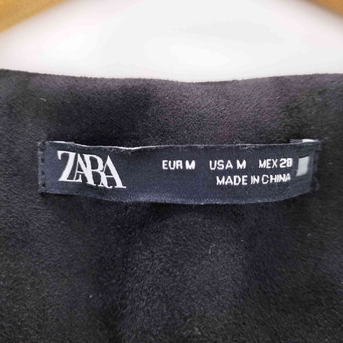 ザラ ZARA フェイクスエード ミディワンピース レディース import:M