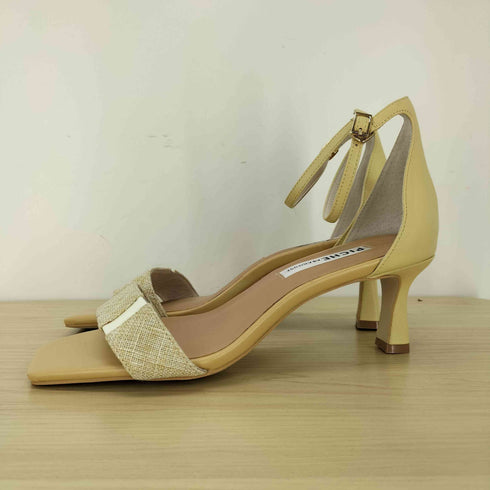PICHE ABAHOUSE フレンチヒールスクエアサンダル レディース JPN:38