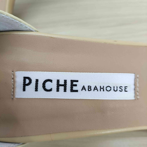 PICHE ABAHOUSE フレンチヒールスクエアサンダル レディース JPN:38